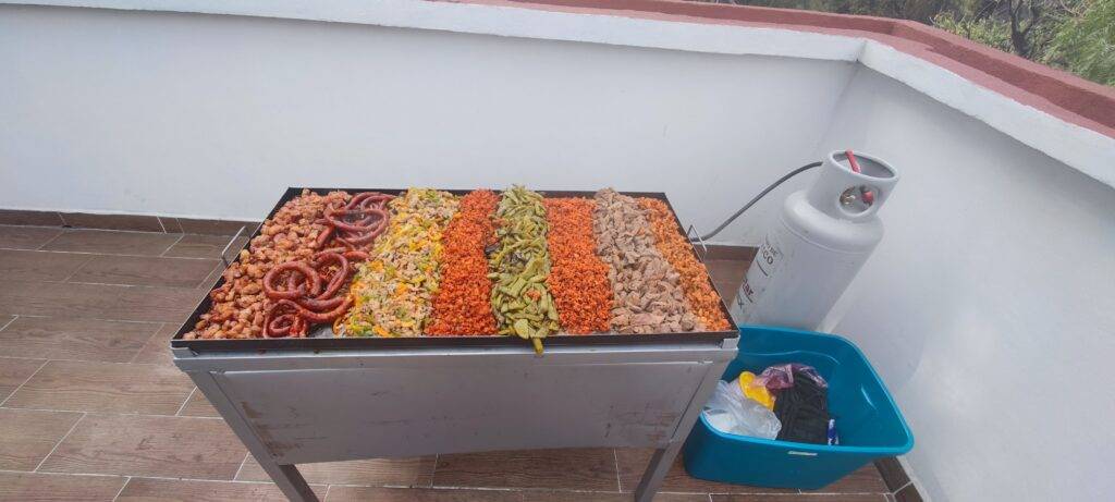 Parrilladas en Xochimilco